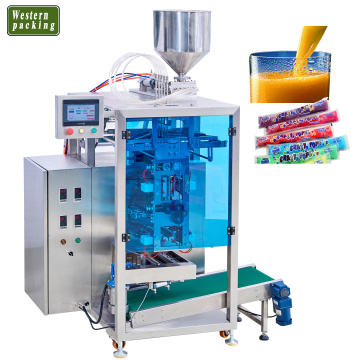 Wasserstabsaft Ice Pop Stick Packmaschine/Ice Pop Making Machine